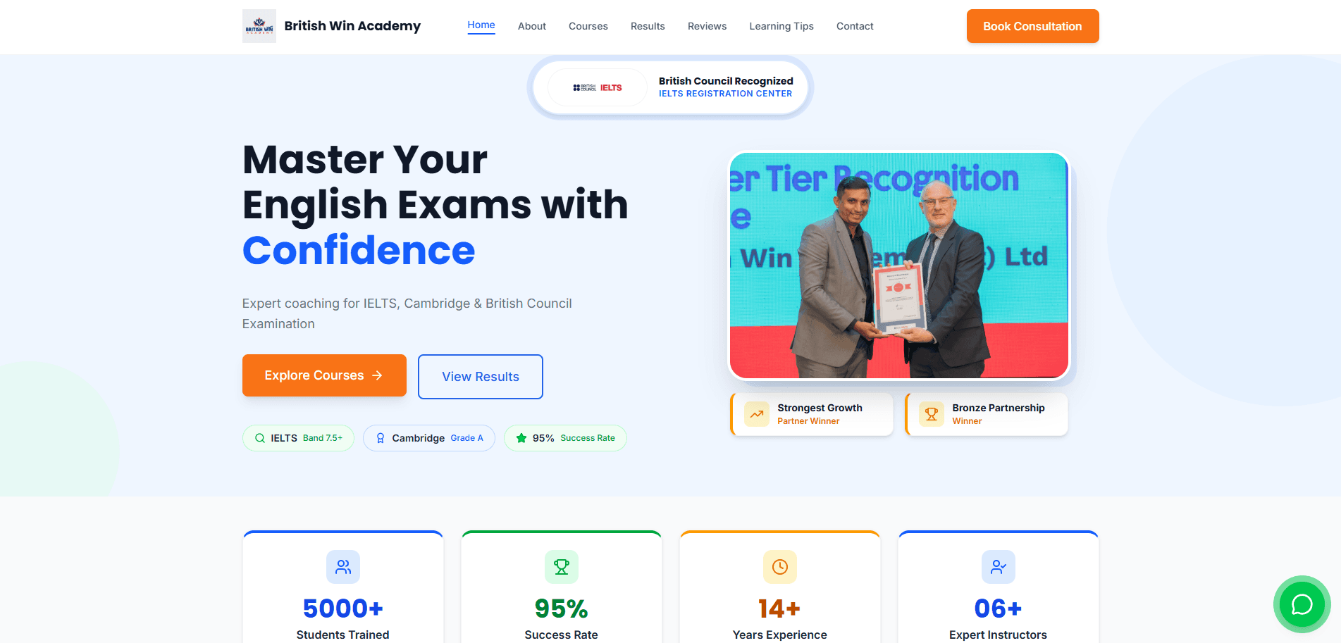 Business Website with Admin Dashboard